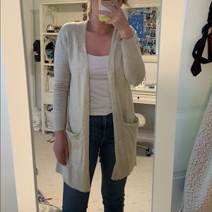 Madewell beige cardigan